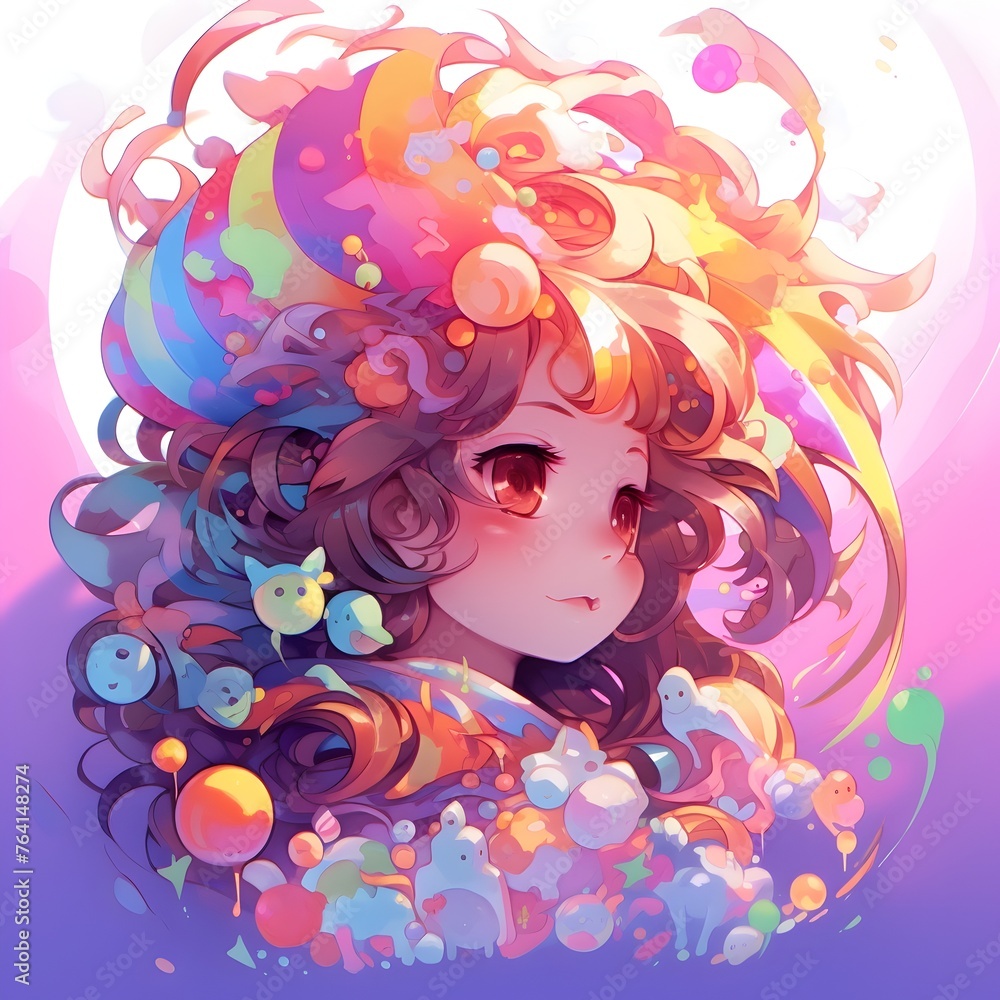 Colorful Frequencies of Kawaii Candyland: A Vibrant of Adorable Whimsy