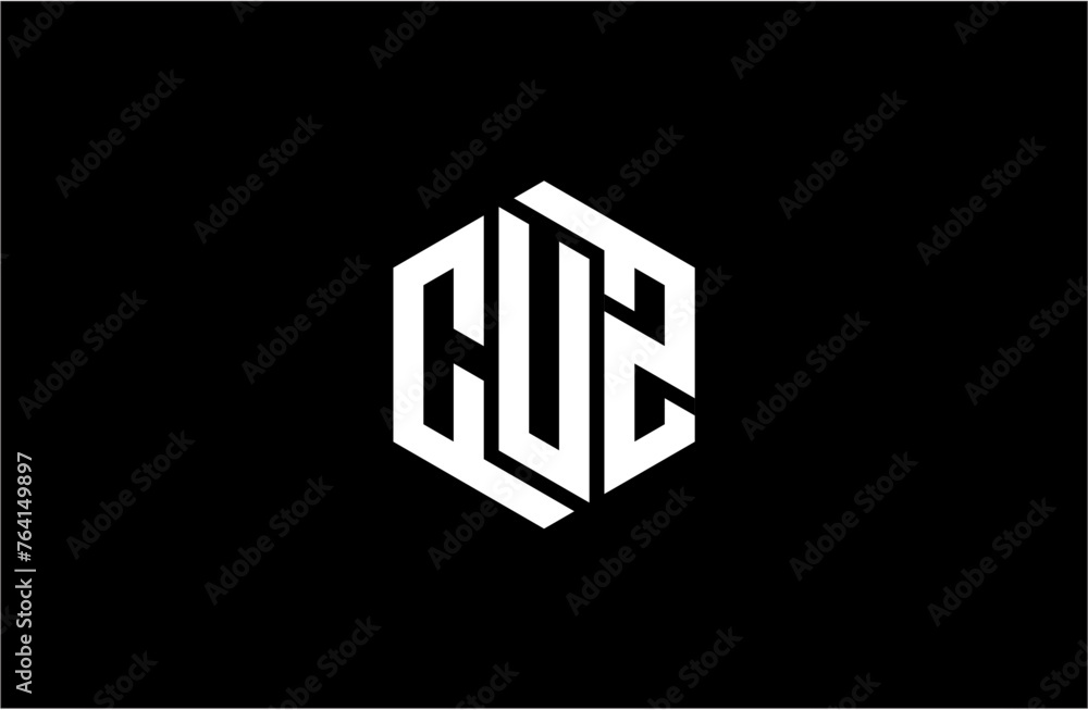 CUZ creative letter logo design vector icon illustration CUZ creative letter logo design vector icon illustration