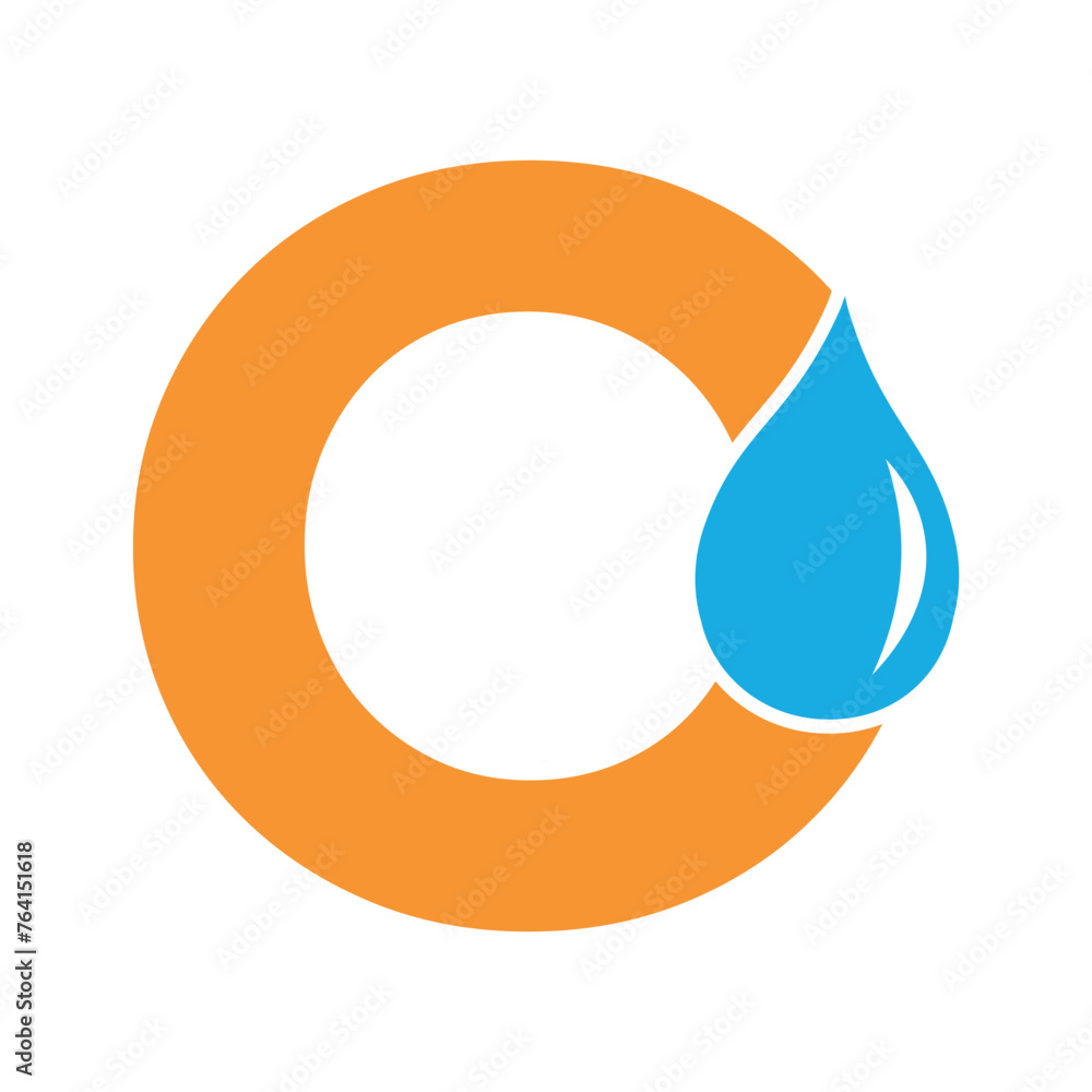 Initial Water Logo combine with letter W vector template Initial Water Logo combine with letter W vector template