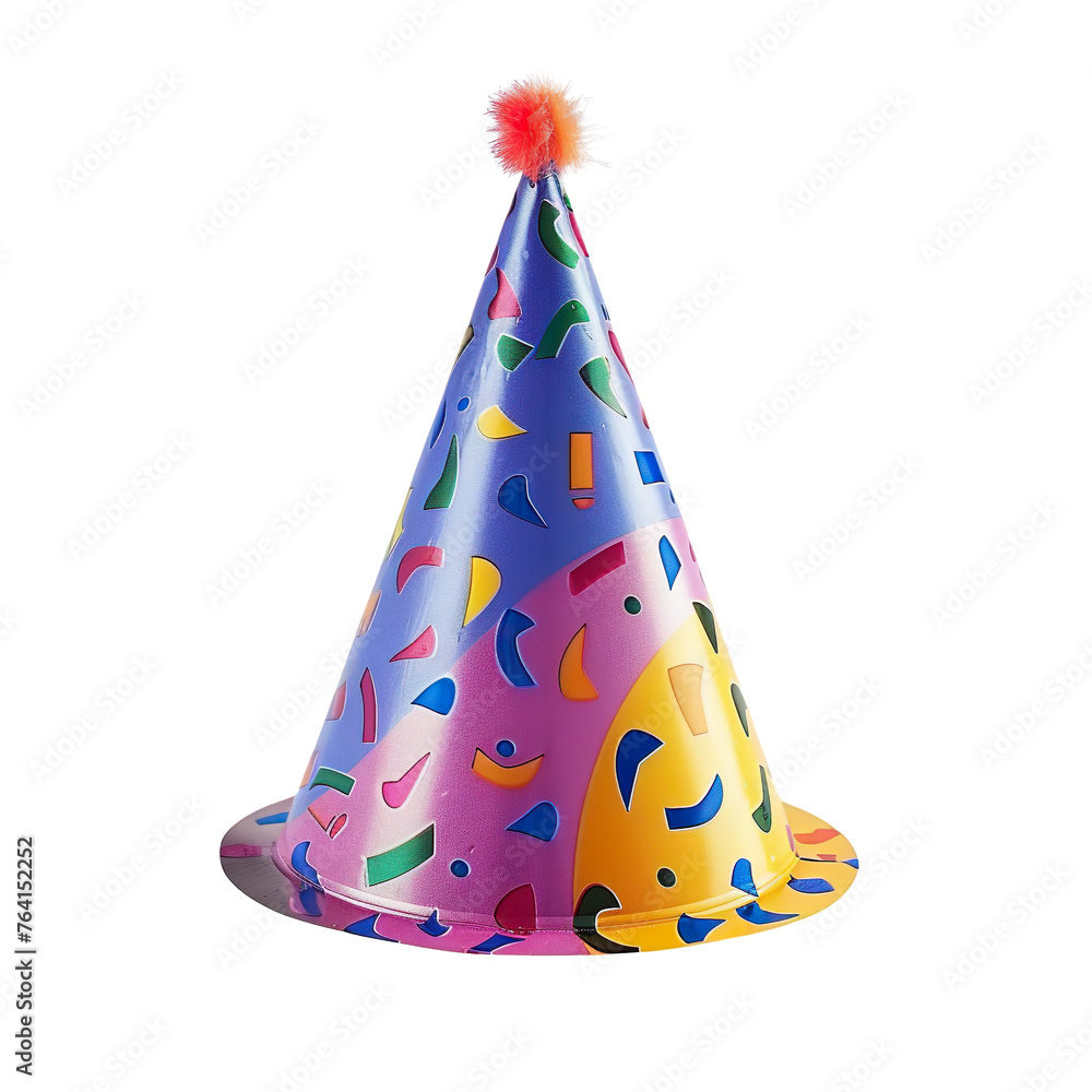 Party hat isolated on a transparent background Party hat isolated on a transparent background