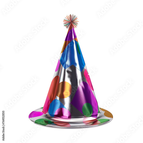 Party hat isolated on a transparent background 