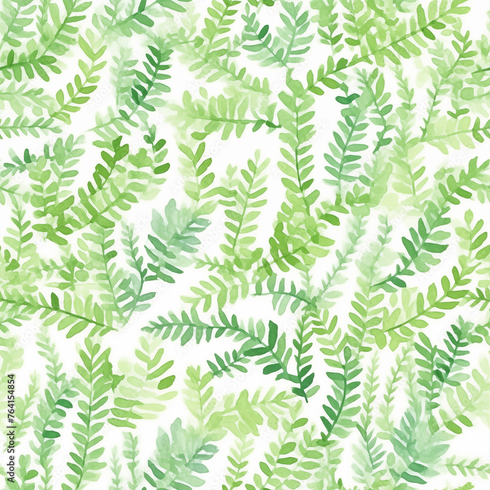 Seamless pattern with fern leaves, digital paper pattern, sRGB Seamless pattern with fern leaves, digital paper pattern, sRGB
