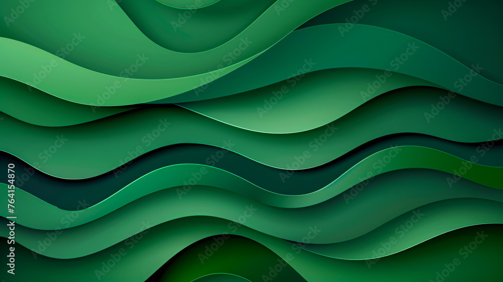 Dynamic abstract design, colorful curved shapes on a modern background