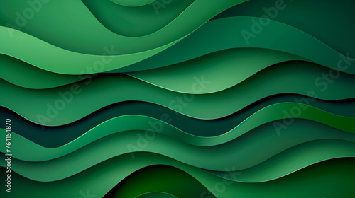 Obraz na płótnie Dynamic abstract design, colorful curved shapes on a modern background w salonie