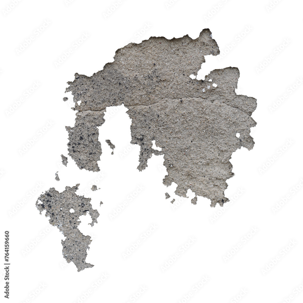 Obraz premium Fallen plaster wall