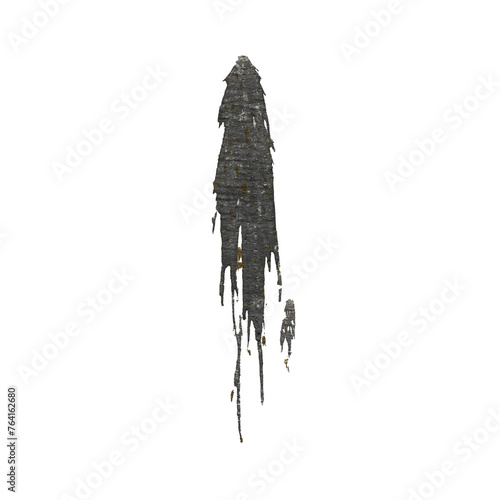 Paint stain on wall