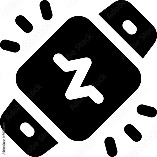 smartwatch logo design vector