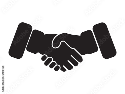 shake hand icon, Business agreement handshake icon, friendly handshake icon for apps and websites