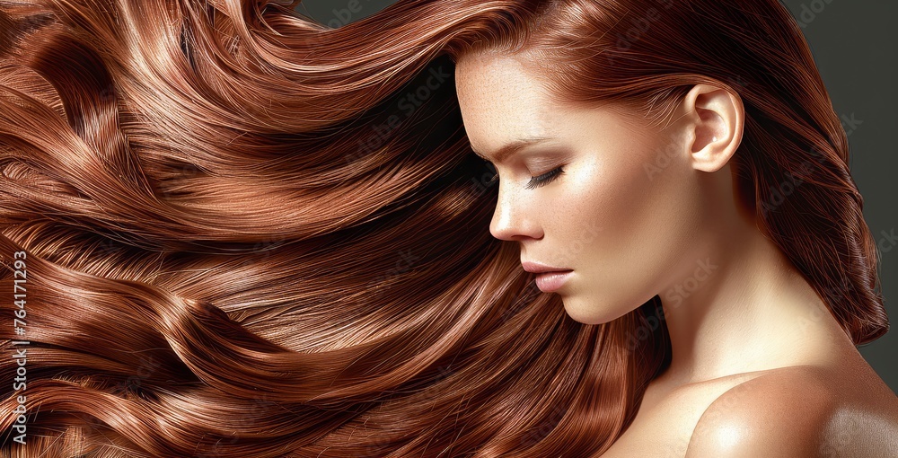 Obraz premium A Stunning Portrait of Traditional Beauty, Adorned with Vibrant Makeup and Headwear, Reflecting the Rich Tapestry of Cultural Heritage and Fashion, Generative AI