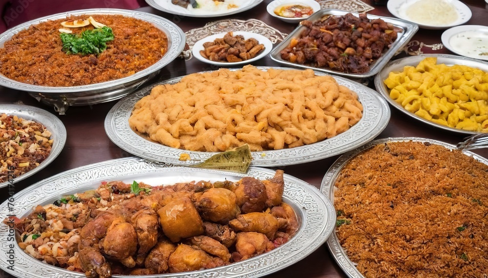 Delicious food for a Ramadan feast Delicious food for a Ramadan feast