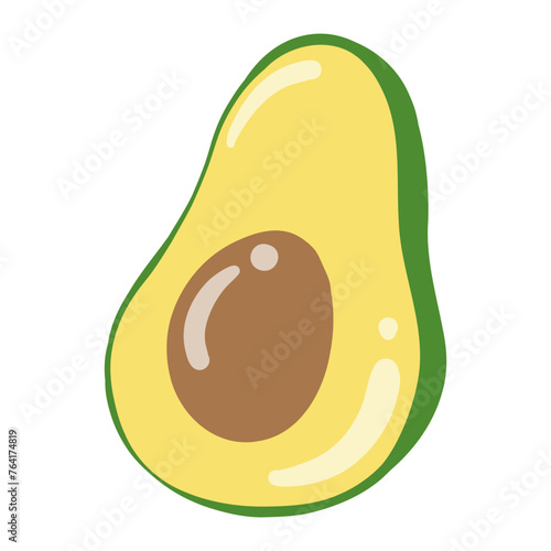 Illustration of avocado