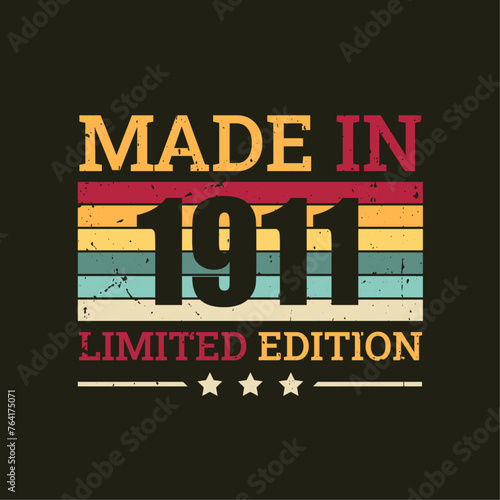made in limited edition tshirt design