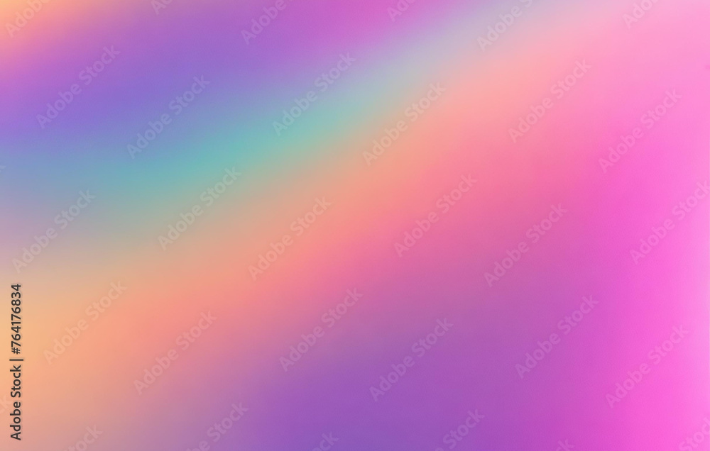 A rainbow colored background with a blue circle in the middle.
