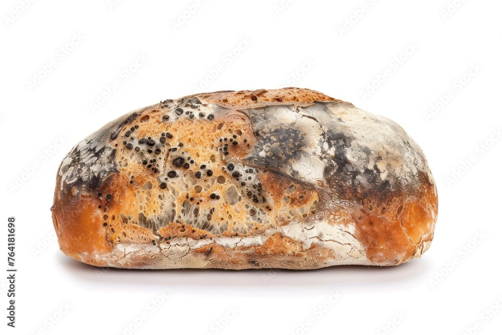 bread with mold fungus isolated on white background bread with mold fungus isolated on white background