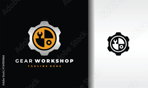 gear wrench gear nut logo