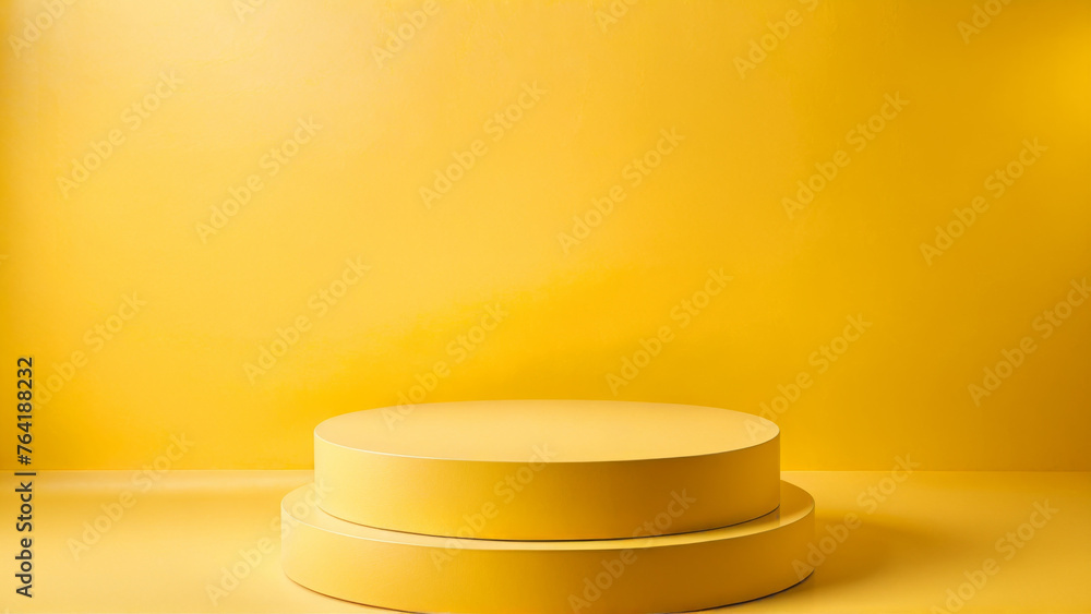 Yellow Display Background, Product Display Podium platform, studio stage pedestal light, abstract yellow scene, minimal modern interior, ad, podium platform, product presentation space, advertisement Yellow Display Background, Product Display Podium platform, studio stage pedestal light, abstract yellow scene, minimal modern interior, ad, podium platform, product presentation space, advertisement