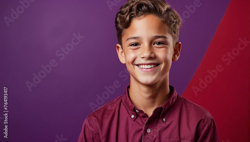 a Boy Smiling 