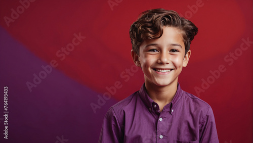 a Boy Smiling 