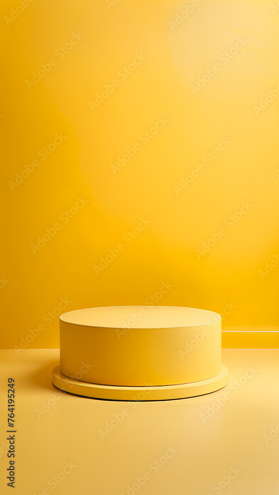 Yellow Display Background, Product Display Podium platform, studio stage pedestal light, abstract yellow scene, minimal modern interior, ad, podium platform, product presentation space, advertisement Yellow Display Background, Product Display Podium platform, studio stage pedestal light, abstract yellow scene, minimal modern interior, ad, podium platform, product presentation space, advertisement