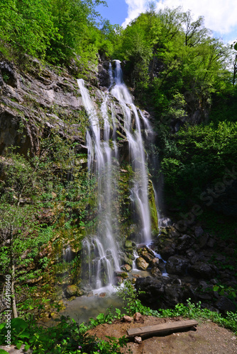Saklikent Waterfall in Yigilca  Duzce  Turkey.