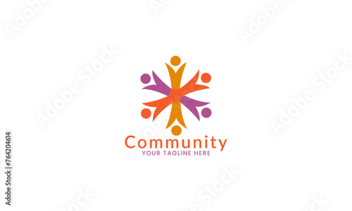 Community logo design inspiration vector template, © CREATIVEDESIGN