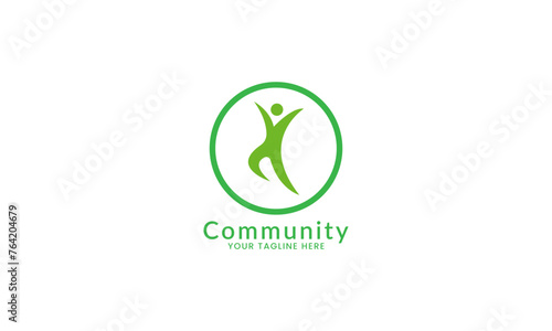 Community Logo Design Vector illustration Template