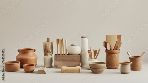 Biodegradable materials in product design eco friendly minimalist photo