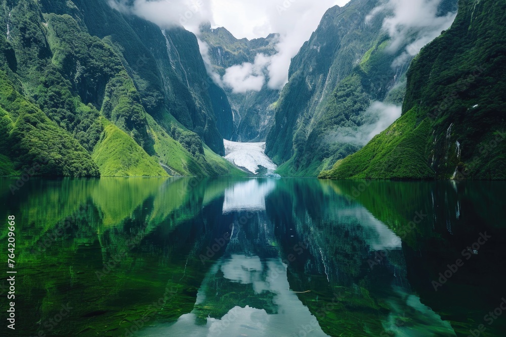 Scene is serene and peaceful Scene is serene and peaceful