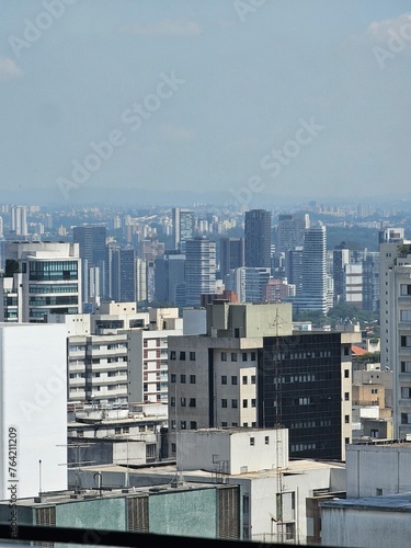 city skyline São Paulo Brasil