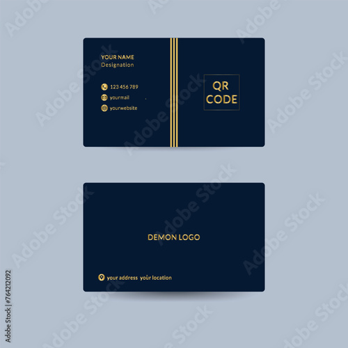 premium luxury golden business card
