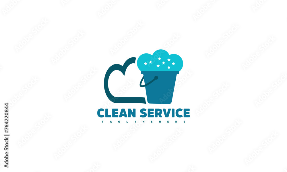 Obraz premium Creative modern Carpet Logo - Carpet Cleaning Service Logo.