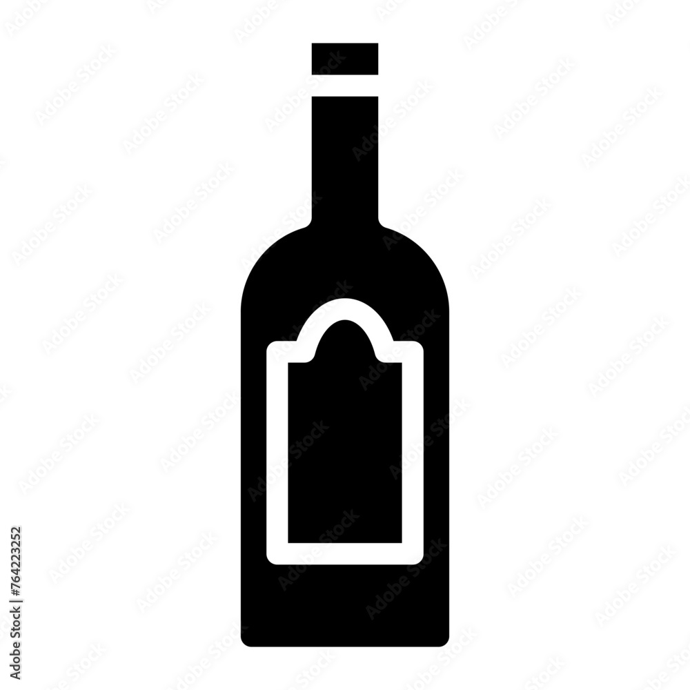Alcoholic bottle icon Alcoholic bottle icon