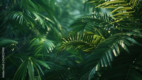 Emerald Canopy  Tropical Leaf Closeup