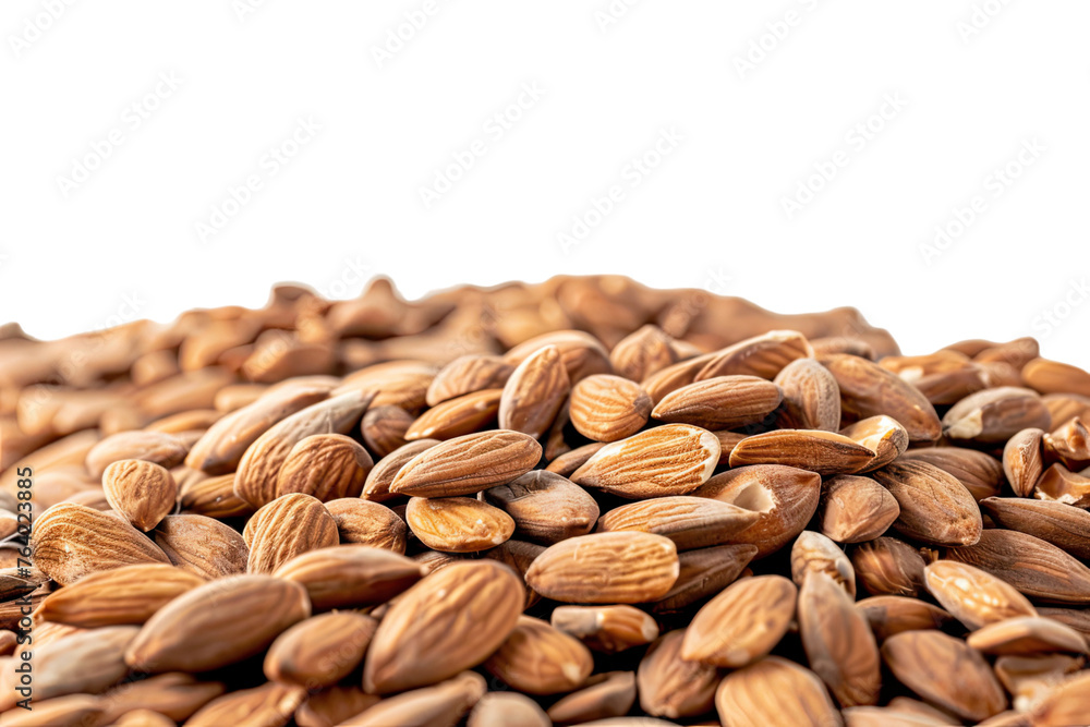 Almonds isolated on transparent Almonds isolated on transparent
