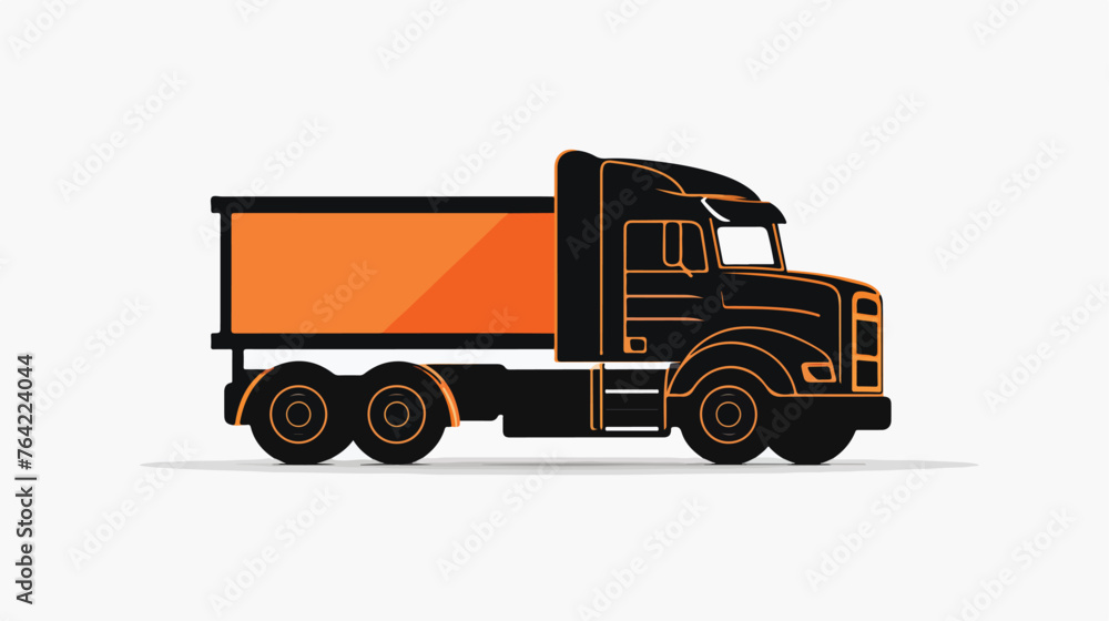 Truck icon or logo isolated sign symbol vector illustration