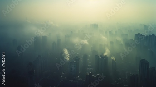 Smoggy Cityscape