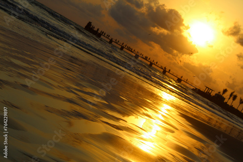 Atardecer en la playa