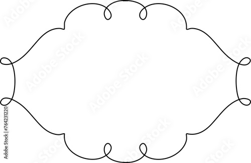 Swirly Vector Frame