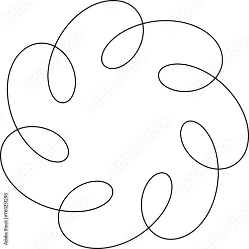 Swirly Vector Frame