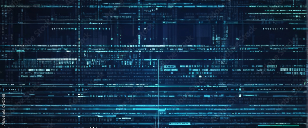© ezra - abstract background of coding software for stock market, blue tone, stock, market, coding, software, abstract, background, blue, tone, technology