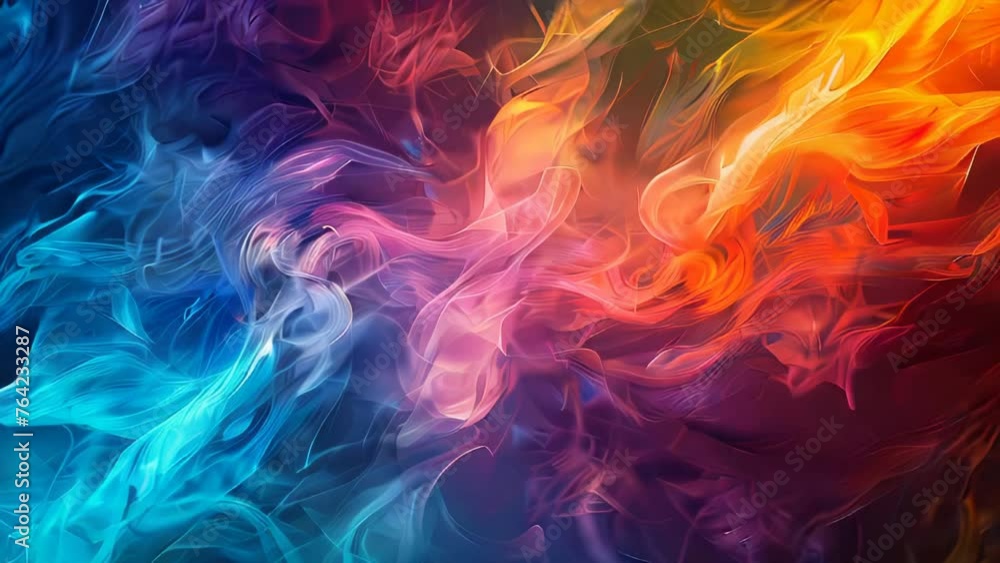 Abstract background of colored smoke. Fractal art. Abstract background of colored smoke. Fractal art.