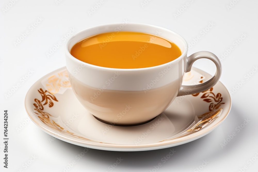 Coffee or tea cup isolated on white background Generative AI Coffee or tea cup isolated on white background Generative AI