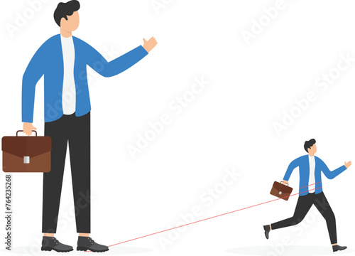 Big business was trampled by his competitor. Business competition

