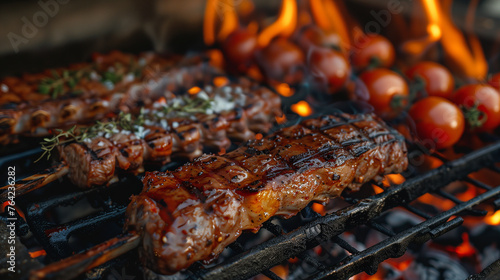 Barbecue. A gastronomic tradition that brings together fire succulent meat