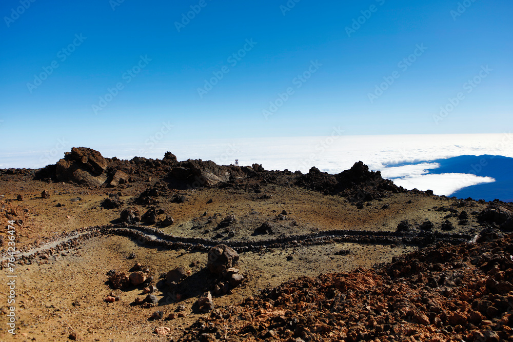 Tenerife Teide National Park on a sunny autumn day. Tenerife Teide National Park on a sunny autumn day.