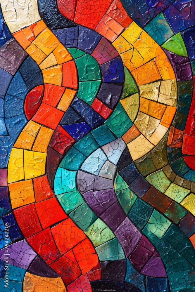 Vibrant Abstract Painting Vibrant Abstract Painting