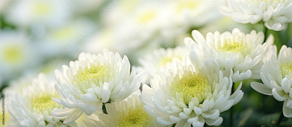 Obraz premium White flowers in a vase