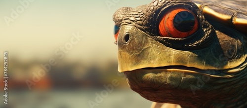 A turtle with a vivid red eye © Ilgun