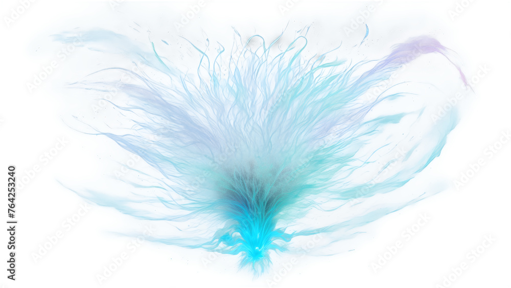 Obraz premium Mesmerizing of pastel-colored powder exploding in every direction