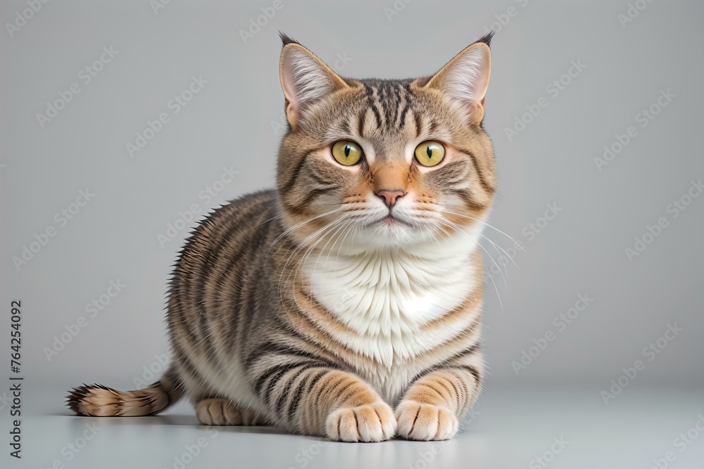 portrait of a cat with clean background portrait of a cat with clean background